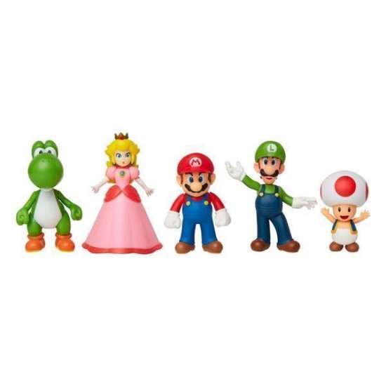 World Of Nintendo Super Mario  And  Friends Figures 5-Piece Box Set Exclusive