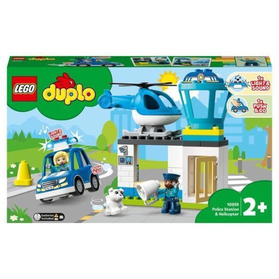 Lego Duplo 10959 Politiebureau  And  Helikopter
