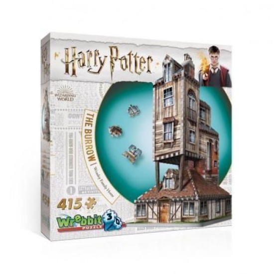 Harry Potter The Burrow - Weasley Family Home - Wrebbit 3D Puzzle