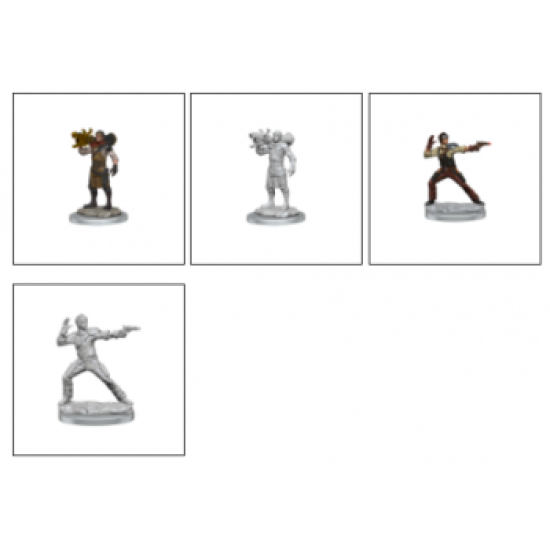 Dungeons And Dragons Nolzur's Marvelous Miniatures: Human Artificer  And  Human Apprentice - En