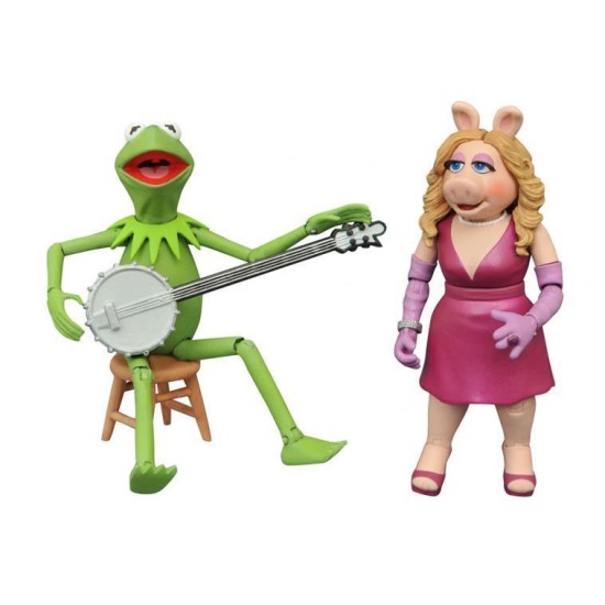 Diamond Select Toys - Muppets Best Of 1 Kermit  And  Miss Piggy Af