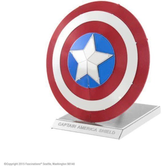 Metal Earth Marvel Captain America's Shield (4Pcs)
