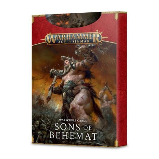 Warscroll Cards: Sons Of Behemat (Eng) --- Op = Op!!!