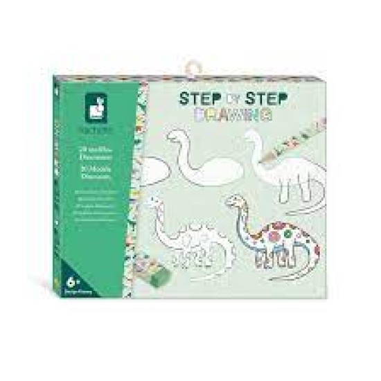 Janod Atelier – Step By Step – Dinosaurus