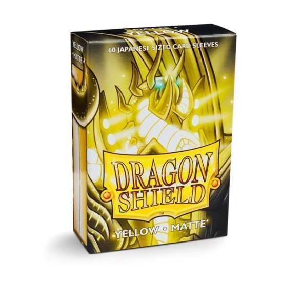 Sleeves Dragon Shield Matte Japanese Yellow (60Ct)