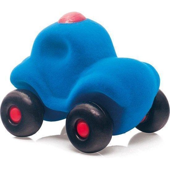 Rubbabu - Kleine Politieauto Blauw
