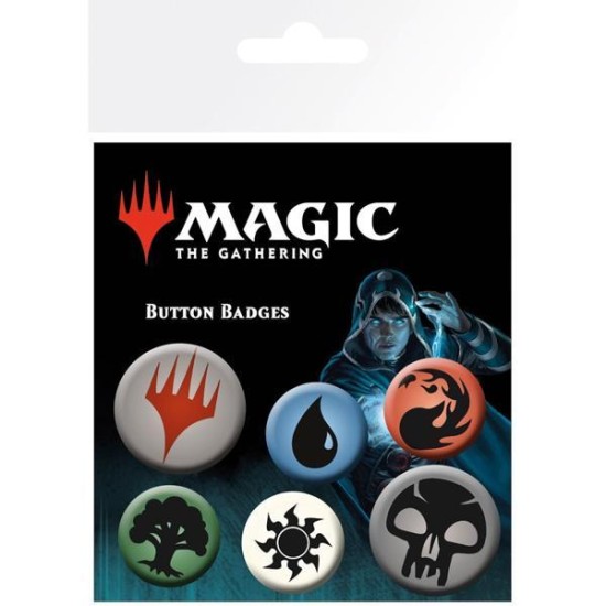 Magic The Gathering - Badge Pack  Mana Symbols X4