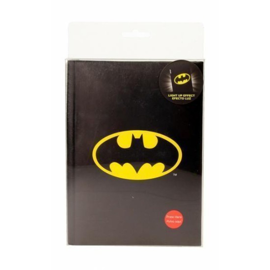 Dc Comics: Batman Logo Notebook With Light