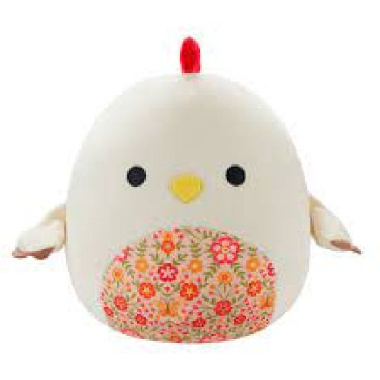 Sqk - Medium Plush (12 Squishmallows) (Todd - Beige Rooster W/Floral Belly)
