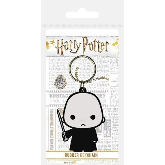 Harry Potter Rubber Keychain Chibi Voldemort 6 Cm