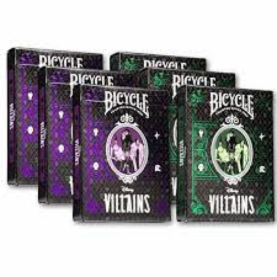Pokerkaarten Bicycle- Villains Groen/Paa