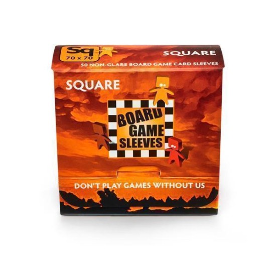 Sleeves Non-Glare Board Game Square (69X69Mm)
