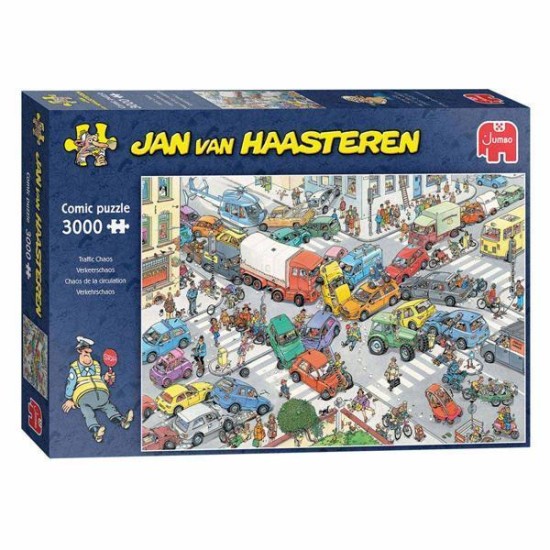 Jan Van Haasteren Legpuzzel - Traffic Chaos 3000St.