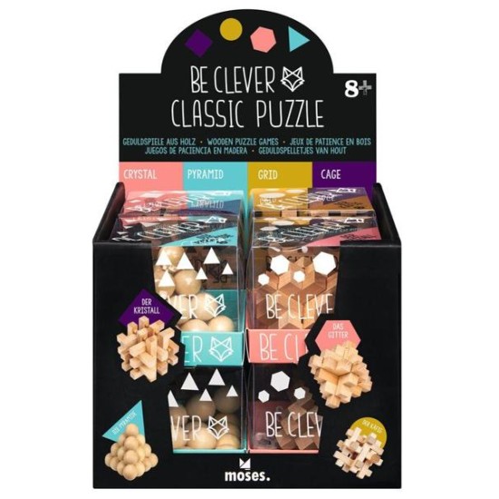Be Clever! Classic Puzzle Nature 4 Assorti