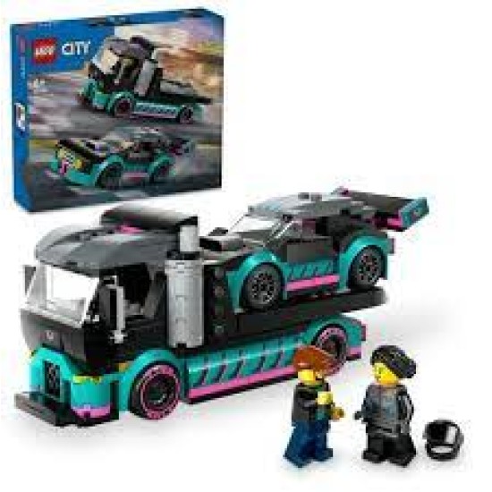 Race Car And Car Carrier Truck Lego (60406)