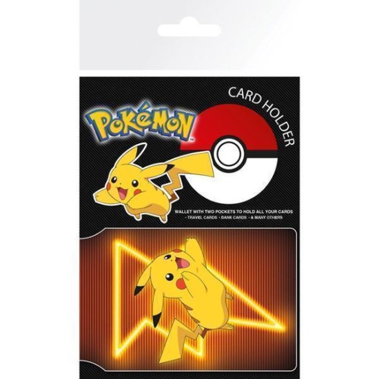 Pokemon - Card Holder - Pikachu Neon X4