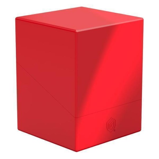 Ultimate Guard Boulder Deck Case 100 And  Solid Red