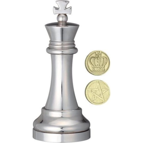 Cast Chess King -Silver Color-