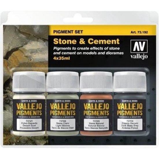 Vallejo Pigment Set Stone & Cement (4)
