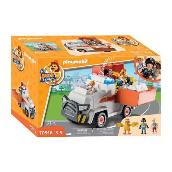 Playmobil Duck On Call  Ambulance - 70916
