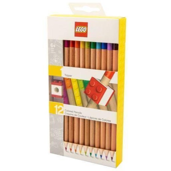 Lego Coloured Pencil 12-Pack Topper