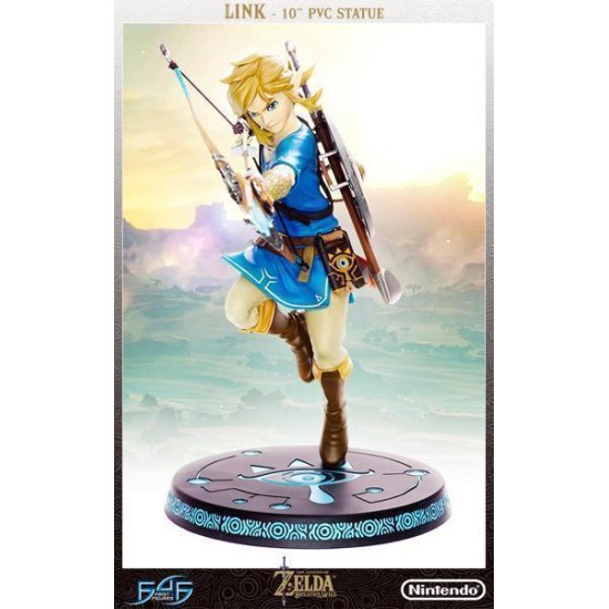 The Legend Of Zelda Breath Of The Wild Pvc Statue Link 25 Cm