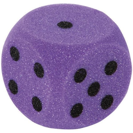 Dice Made Of Foamed Rubber 7 Cm Assorted