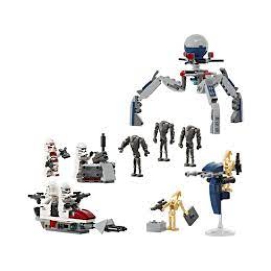 Clone Trooper And Battle Droid Battle Pack Lego (75372)