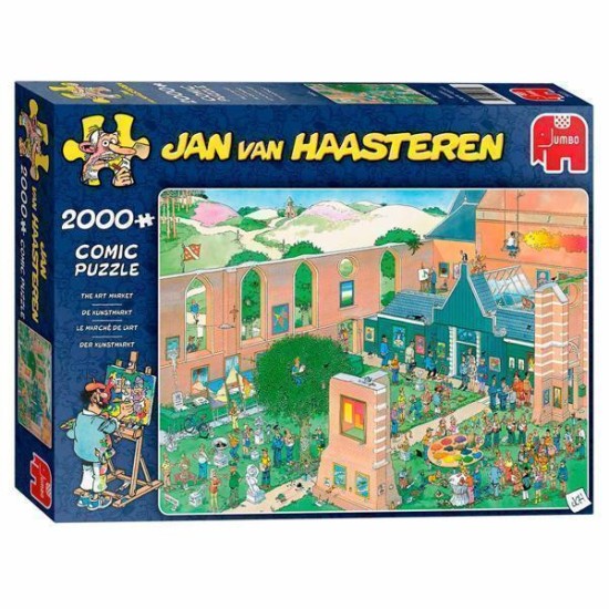 Jan Van Haasteren Legpuzzel - De Kunstmarkt 2000St.