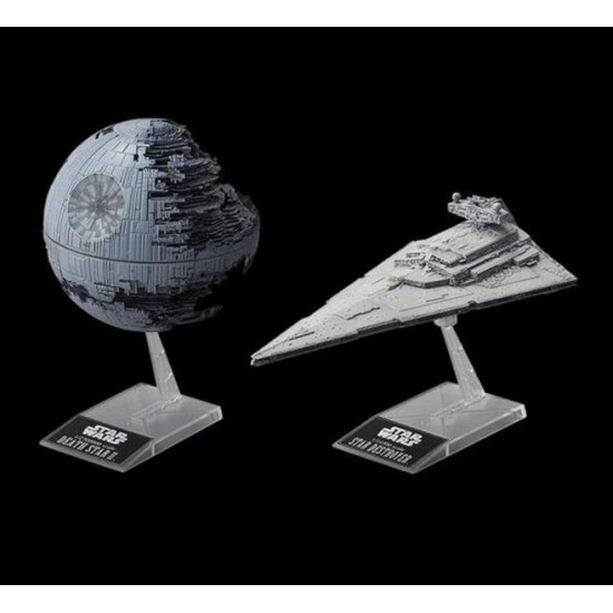 Bandai Death Star Ii & Imperial Star Destroyer Bandai Modelbouwpakket Star Wars