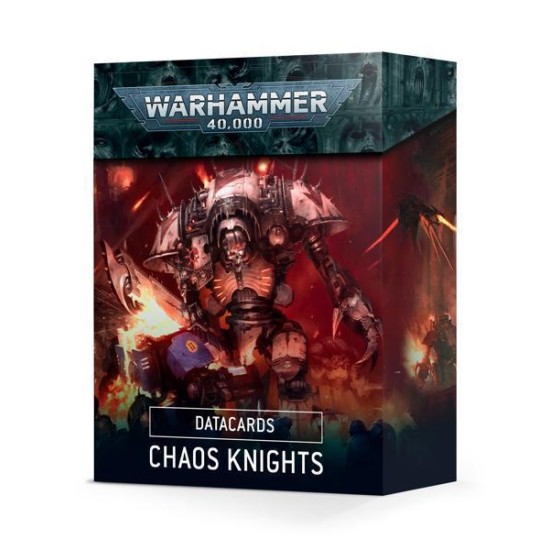 Datacards: Chaos Knights (Eng) --- Oude Versie ---  --- Op = Op!!!