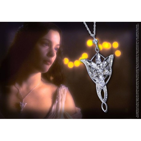 Lord Of The Rings Pendant Arwens Evenstar (Sterling Silver)