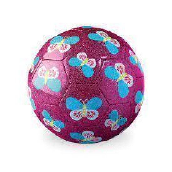 18 Cm Glitter Soccer Ball/Butterfly