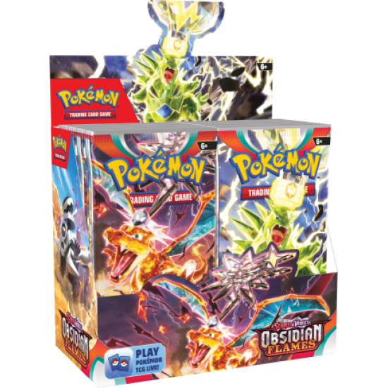 Pokemon Tcg Scarlet  And  Violet Obsidian Flames Boosterpack