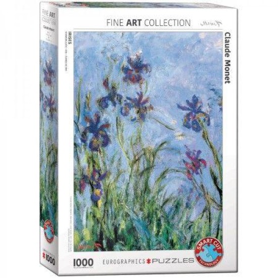 Irises (Detail) - Claude Monet (1000)