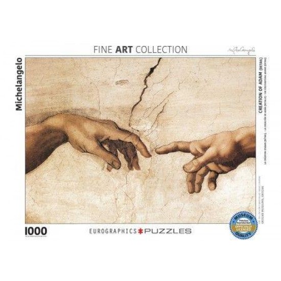Creation Of Adam (Detail) - Michelangelo (1000)