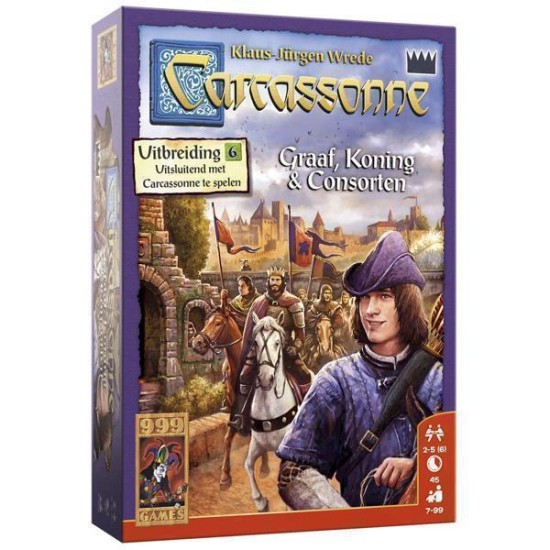Carcassonne - Graaf Koning En Consorten Bordspel