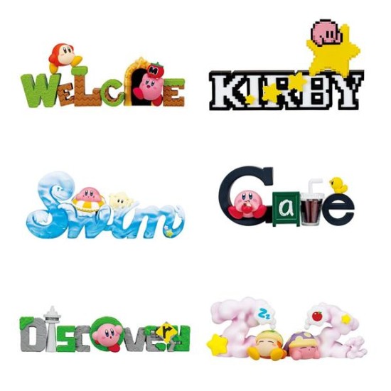 Kirby Mini Figures 6 Cm Kirby  And  Words