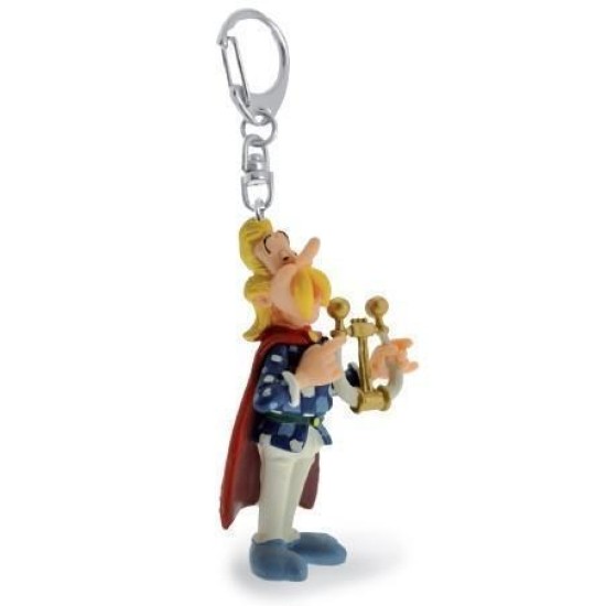 Asterix: Cacofonix Playing Lyre Keychain