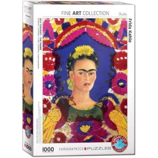 Self Portrait The Frame - Frida Kahlo (1000)