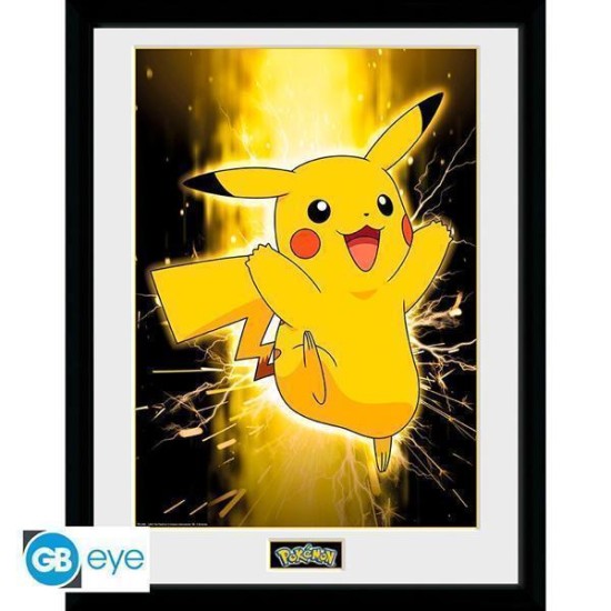 Pokemon - Framed Print Pikachu (30X40) X2*