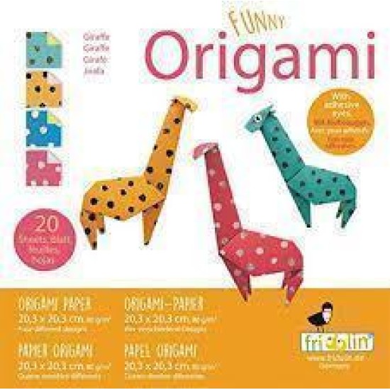 Funny Origami: Giraf 20X20Cm
