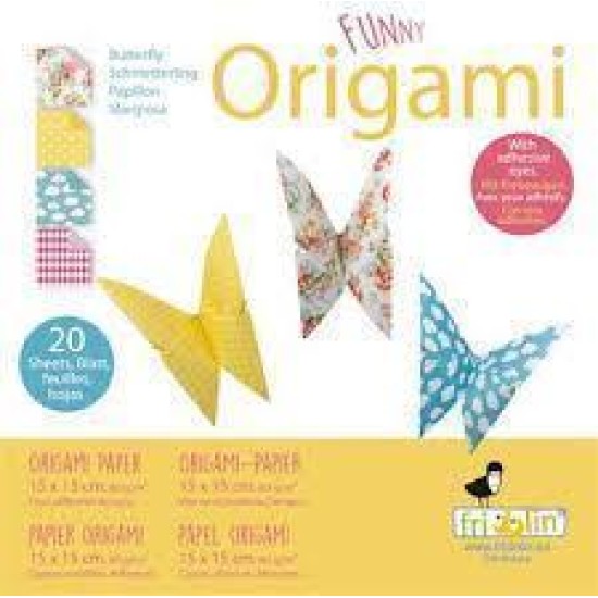 Funny Origami: Vlinder 15X15Cm