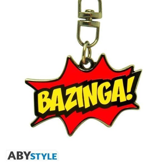 The Big Bang Theory - Keychain Bazinga X4