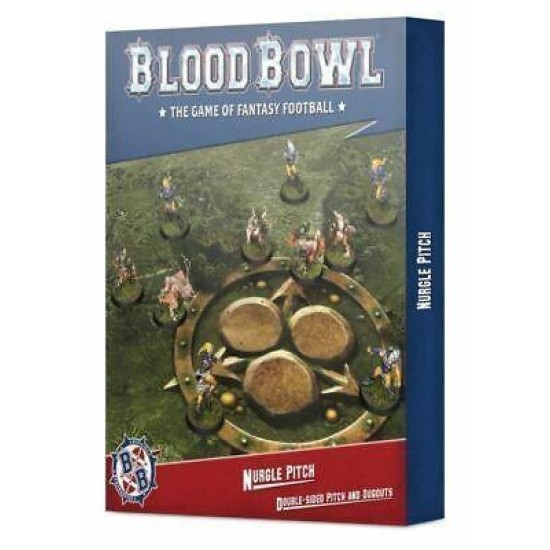 Blood Bowl: Nurgle Team Pitch & Dugouts --- Op = Op!!!