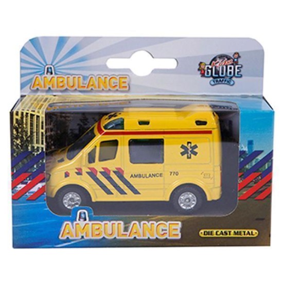 Kids Globe Die-Cast Ambulance Nl 8Cm