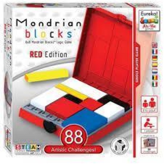 Ah!Ha Mondrian Blocks -Red Edition-
