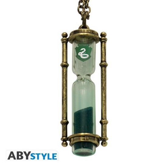 Harry Potter - Keychain 3D Slytherin Hourglass X2