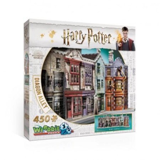 Wrebbit 3D Puzzle - Harry Potter Diagon Alley (450)