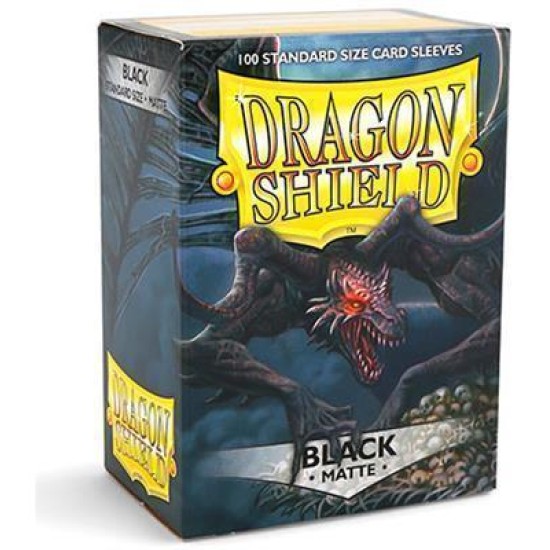 Sleeves Dragon Shield Matte - Black (100Ct)